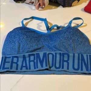 Under Armour Blue Performance Sports Bra